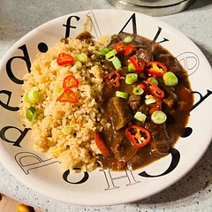 I added a sliced red pepper next time I will also add broccoli I may also add a fresh chilli
