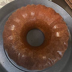 It was amazing and everyone in the house loved it. My kids loved it. Since I had a smaller Bundt pan I had some leftover batter so I used it and made a small pan and topped with icing. They preferred the iced one.