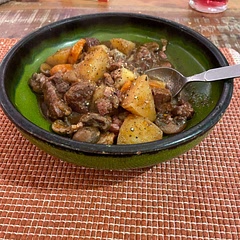 Really good but by the time cooking was done the water had gone down really far. Maybe add more water to it or don’t let a suspicious man with a straw into your oven