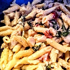 Was a little bit bland so added salt to taste and a bit of garlic salt.  We really loved this dish.