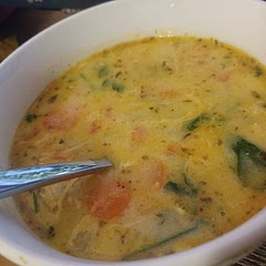I doubled the recipe and added fresh ginger. Very tasty on a cold winter night.