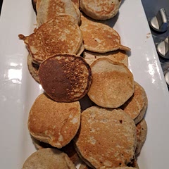 I turned them into pikelets for the kids, they where a hit