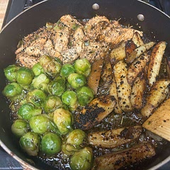 I added Brussel Sprouts