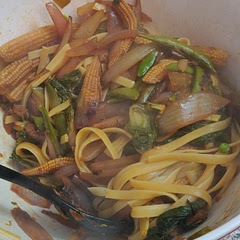 Used fettuccine since I didn't have the other noodles but it turned out good!