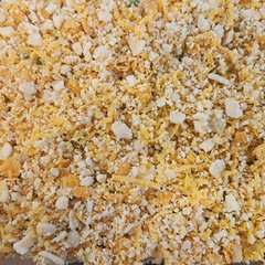 Added a small pack of Cheezit crackers and fresh shredded cheddar to the cracker & butter mix.