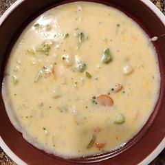 Wife liked it. A little bland to my tastes but would be an excellent base to tweek to personal likes. Used mild cheddar instead of sharp so that may be what I'm missing.