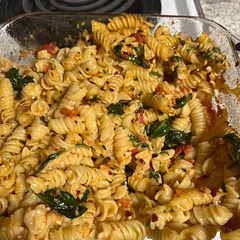 This was really good, I wasn’t thinking when I put the red pepper flakes because my youngest kids don’t like spicy, so next time I’ll leave that out otherwise delicious.
