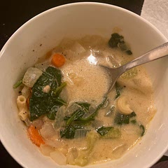 really good! asked mom to buy parmesan but she forgot it :(. i added potatoes and it’s so good. i think maybe next time i’ll add cornstarch to make it thicker! so easy as well
