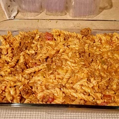 I switched out the noodle for my toddler. This recipe is great. 