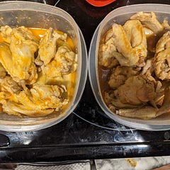 Hot & Yummy! 

Second time: cooked without sauce then after cooking, I mixed half in buffalo sauce and the other in honey barbecue. Excellent!