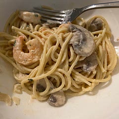 I didn’t have half and half so I substituted it with heavy whipping cream and used the spices to cut down on the richness