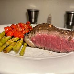 Came out perfectly cooked for my bf. Def would consider adding a min or two for myself next time but delicious either way.