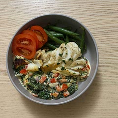 added some veggies on the side, but overall great 🔥