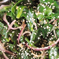 I added some red onions and I liked the texture and taste. 