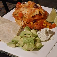 Added some cream cheese and quesadillas.