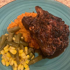 Delicious. I added some red pepper flakes, and cooked it a tad bit longer in the oven.