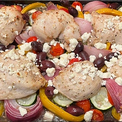 Less time in oven, make more marinade than you’d normally make. VERY YUMMY!