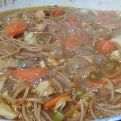 If you are newbie as me you need to consider how big pot or cooking pan you need for this recipe I get some logistic issues. ;) 

In my experience (my cooking pan and induction stove ) nessety cooking time was ~50min 