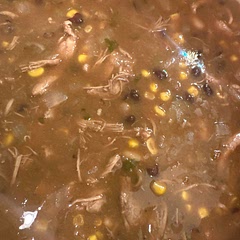 Made it twice already. Soooooo good. I used white kidney beans, and added a can of black beans too for a bit more beaniness.