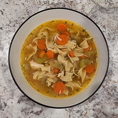 I personally leave out the thyme and add extra fresh parsley. The parsley really is the key secret ingredient that makes this soup so yummy!