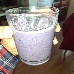 The shake is delicious.  I put blueberries in them.  I did have to add extra milk as it was very thick and just stir it,. Hence why my photo looks a bit frothy. 

Will definitely make it again!
