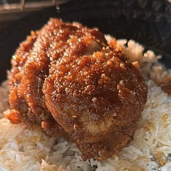 I only did one layer of breading and it turned out just fine.