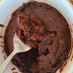 I looove it, it's so moist and sweet ! 
I added some instant coffee and i used chestnut flour.
Please do it. Now. 