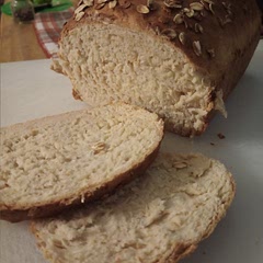 A delicious bread, veering towards the sweet side. Watch the honey when you take it out of the pan, i actually burned myself on it!
Taste and texture wise it's delicious.