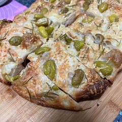 This is handsdown the best focaccia recipe ever! can’t stop baking it and got the baker mills flour yesterday and prepping a new batch 
 for a breakfast visit tomorrow