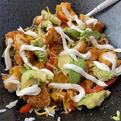 I used frozen chicken tenders (trying to use up what was in my freezer) and it turned out great! Very easy recipe.