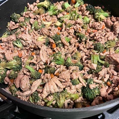 It was yummy! I used lean ground turkey and added diced carrots and broccoli florets to bulk it up a little (my hubby eats a lot—darn his fast metabolism!). Will definitely make this agin.