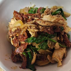 Delicious. Added some garlic everything powder and Italian herbs  based on flavor reviews. Delicious  and a keeper! We served this over pasta.