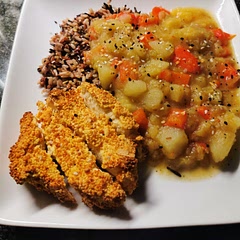 This was surprisingly good! I was not sure about it and only made it as my eggplant was about to go off but so glad i did.  