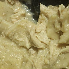 Flavor was excellent!! If you like your dumplings thin, be sure to flatten them to half the size you want them when cooked. I did the 1/4 " rolled and they were a bit too thick for my liking. 
Will definitely make again!! 
