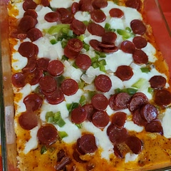 Fairly easy to make. Good flavor. Next time I'll use whipped cream cheese. 