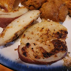 These were really good, came out tender and perfect consistency. Probably cooked at least twice as long because my oven is small and was cooking two things at once and alternating top and bottom shelf. Also added grated parm to the mayo mixture.