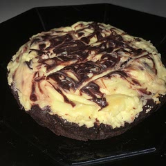 I cut the size in half because I didn’t have enough ingredients. The brownies is also a bit overcooked but it tasted alright. It was kinda
 salty though. But I will definitely try again later!