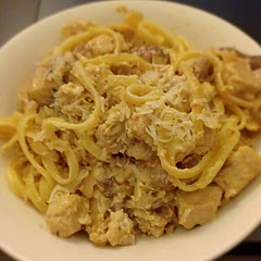 I substituted chicken with quorn pieces. Didn't have time to defrost chicken