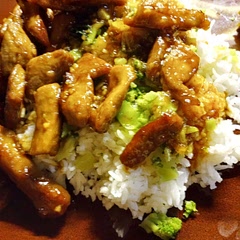 Be careful about adding extra sauce. Ours soaked into the rice and instead of balancing with the rice to temper it we had a lot of heat.