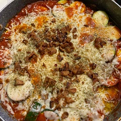 added italian seasoning and bacon. bacon makes everything better. was delicious.
