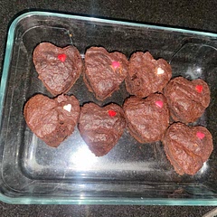 Delicious recipe! I had made them valentine themed and they are so tasty.  However, I would maybe only put 1 cup of sugar. 😁