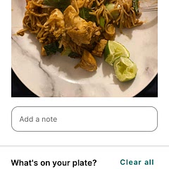 We swapped out the tofu for chicken which was too salty for the dish 

Not one to go for by choice