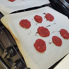 They tasted good but we're difficult to make due to all ingredients being in grams. Additionally, the amount of sugar made the cookies hard, so don't expect anything chewy