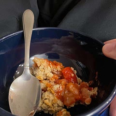 My son liked it a lot. I think it needed brown sugar or something to add a little more sweetness, but overall it was decent.