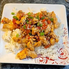 Easier to just cook on stove rather than on the sauté setting I'm instant pot.  