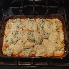 Very good. I used some leftover marinara and a little leftover tomato sauce  The spinach was also leftover so cleaned up 3 things!

Comfort food and will be in the regular rotation.