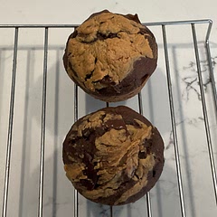 I used 1/4 cup of maple syrup to sweeten instead of coconut sugar. They only needed 18 minutes my oven, not 20-25. They came out perfect and we will definitely be making these again.