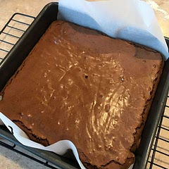 Best, most rich and fudgy brownies ever.  Seriously incredible.  I followed the recipe exactly except for adding three full eggs.