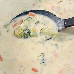 Delicious!  I’ve been looking for a good broccoli and cheddar soup for awhile and this one checks all of the boxes.  So yummy, hoping I have some leftovers for lunch tomorrow :)