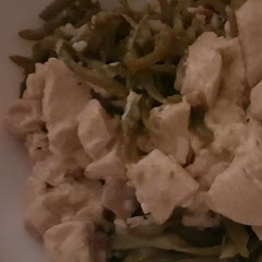 I made it in my instapot and for some reason it gave my chicken breast a can chicken texture. Also it was way too tangy and greasy. I paired with green beans and it helped some. I give it like a 5/10 .